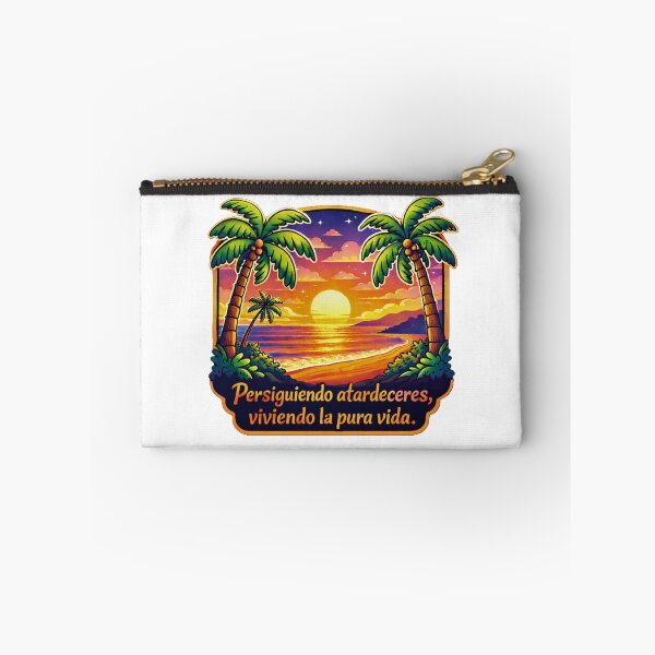 Item preview, Chasing Sunsets, Living the Pura Vida | Tropical Beach Sunset Art designed and sold by Wander Vibes.
