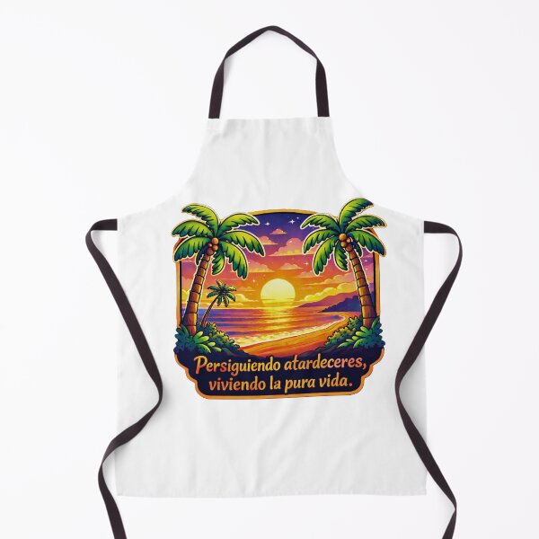 Item preview, Chasing Sunsets, Living the Pura Vida | Tropical Beach Sunset Art designed and sold by Wander Vibes.