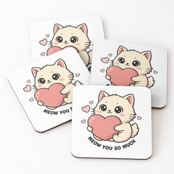 Item preview, Meow You So Much  designed and sold by MatzDesign.