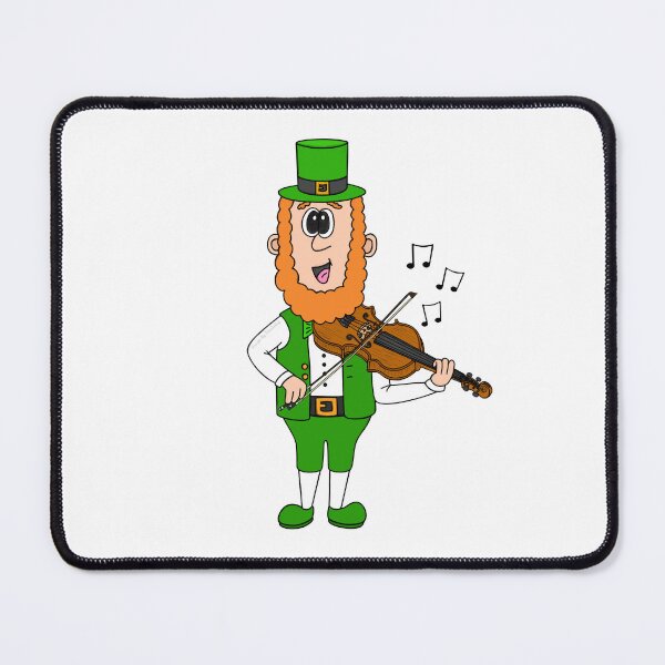 Item preview, Leprechaun Playing Violin, St Patrick's Day Irish Music Funny designed and sold by doodlerob.