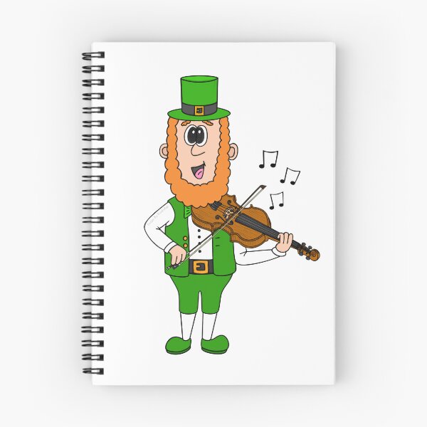 Item preview, Leprechaun Playing Violin, St Patrick's Day Irish Music Funny designed and sold by doodlerob.