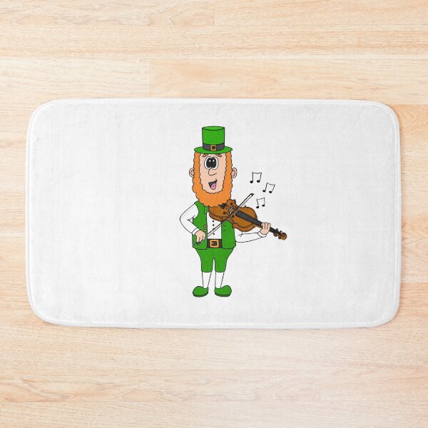 Item preview, Leprechaun Playing Violin, St Patrick's Day Irish Music Funny designed and sold by doodlerob.