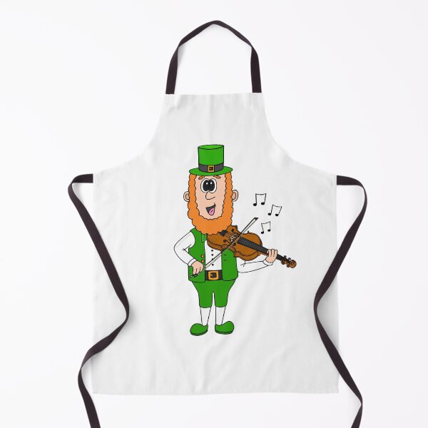 Item preview, Leprechaun Playing Violin, St Patrick's Day Irish Music Funny designed and sold by doodlerob.