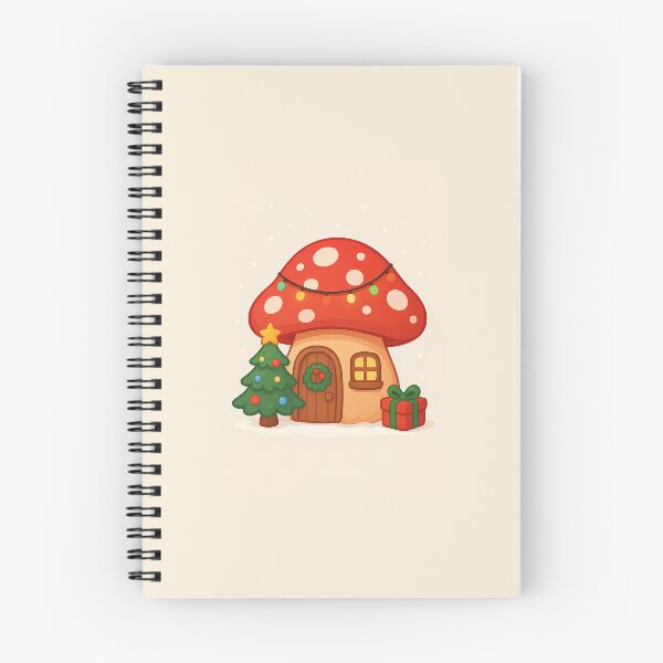 Item preview, Setalian Christmas Habitino Red Mushroom House designed and sold by TexturaPura.