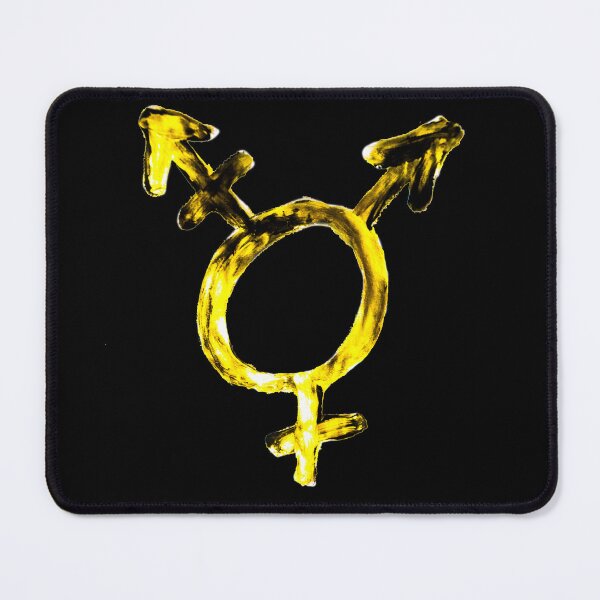 Item preview, Trans symbol in gold designed and sold by stitchling.