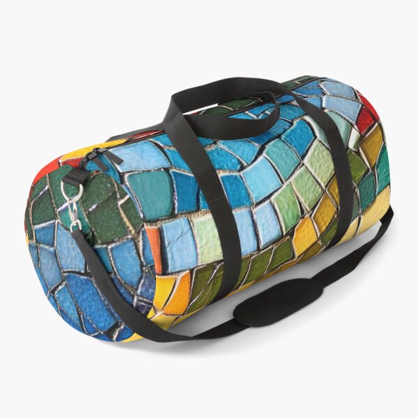 Item preview, Gaudi Inspired Mosaics Colorful Bright Path Tile designed and sold by GrinGalore.