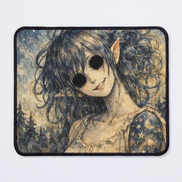 Item preview, Starry Night Elf Girl designed and sold by The Zurggon Shop.
