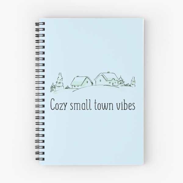 Artikelvorschau, Cozy Small Town Vibes Illustration entworfen und verkauft von Pastel & Punchlines.