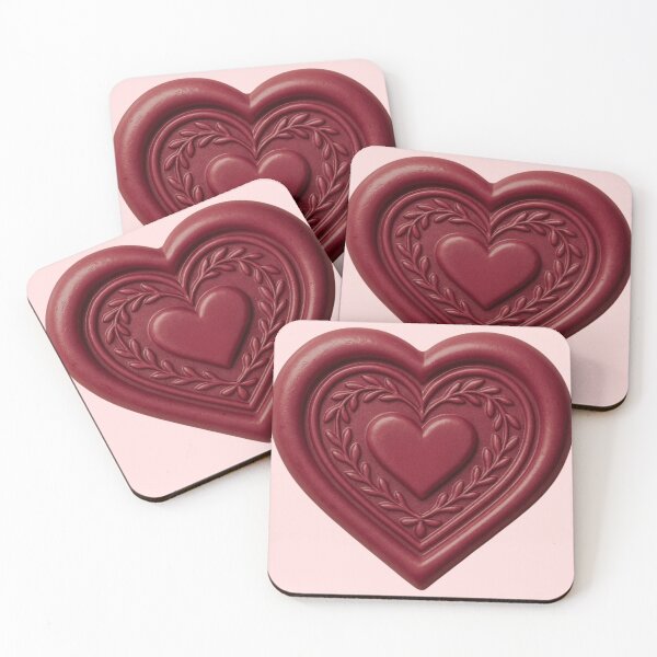 Item preview, Heart in heart wax seal designed and sold by KajalGulgulia.
