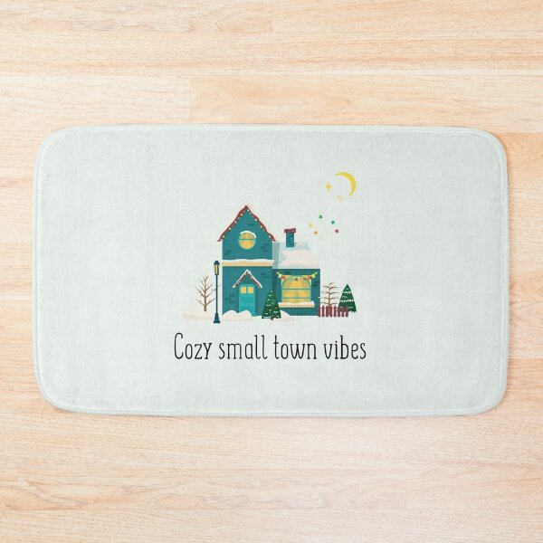 Item preview, Cozy small town vibes in winter designed and sold by Pastel & Punchlines.