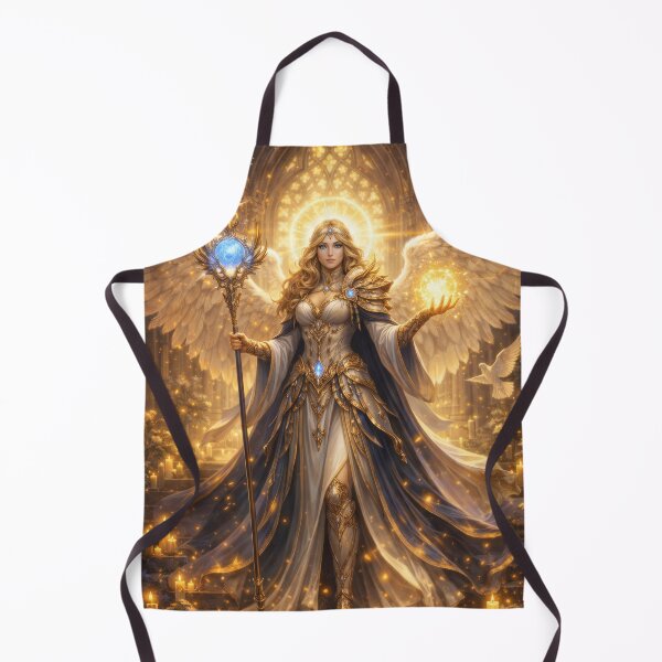 Item preview, Celestial Angel of Light – Divine Guardian Fantasy Art designed and sold by DrakariArt.