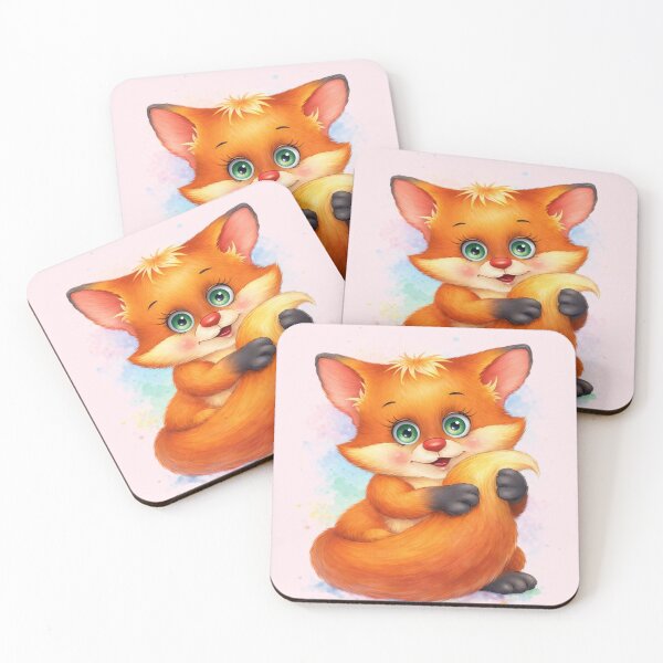 Item preview, Cute Baby Fox Illustration designed and sold by Natart1004.