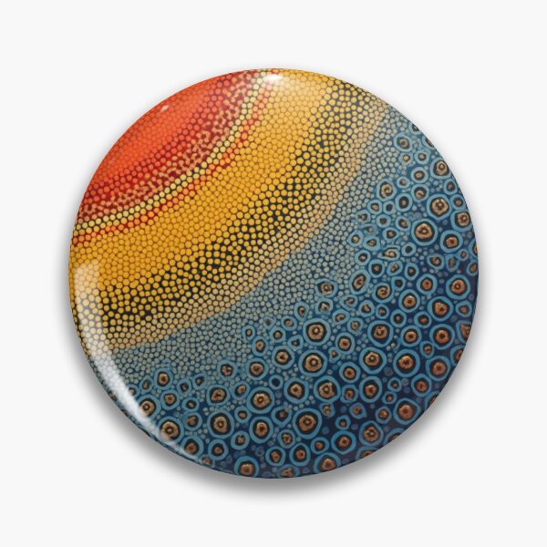 Item preview, Aboriginal Inspired Art - Colorful Various Circles designed and sold by GrinGalore.