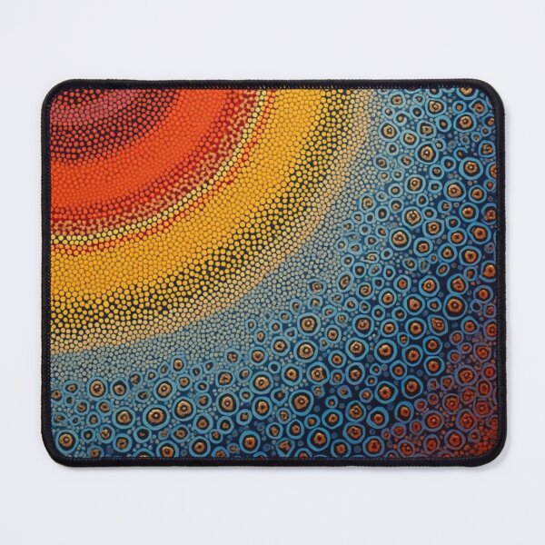 Item preview, Aboriginal Inspired Art - Colorful Various Circles designed and sold by GrinGalore.