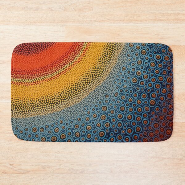 Item preview, Aboriginal Inspired Art - Colorful Various Circles designed and sold by GrinGalore.