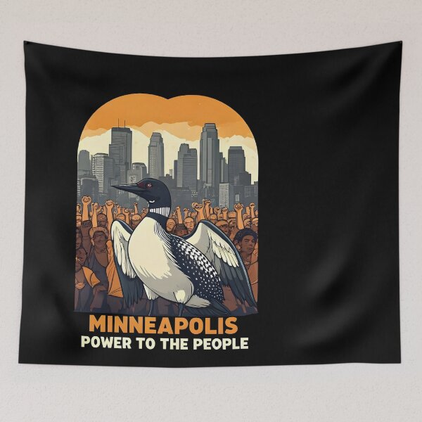 Item preview,  minnesota rebel loon Minneapolis Power To People designed and sold by Uglyandcute.