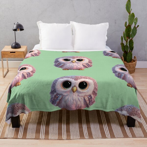 Item preview, Cute baby owl woodland forest animal drawing art illustration designed and sold by hollycooper.