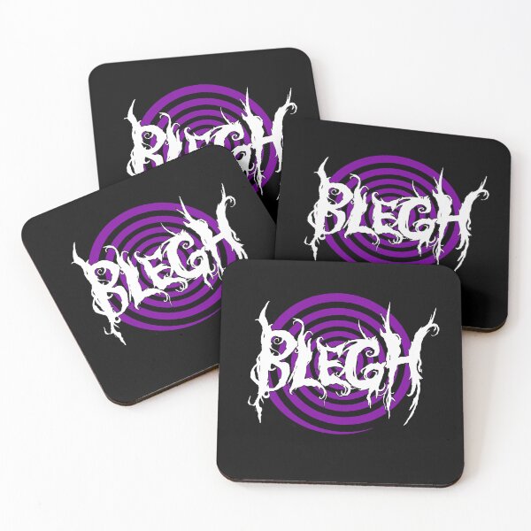 Item preview, Purple Spiral Blegh on Black designed and sold by Gothica-rose.
