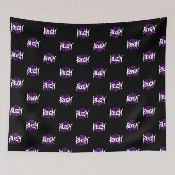 Item preview, Purple Spiral Blegh on Black designed and sold by Gothica-rose.