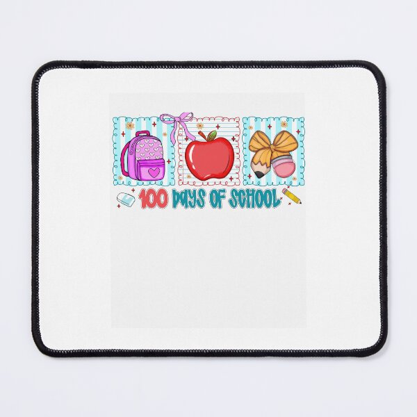 Item preview, 100 Days of School Teacher Coquette Bow Backpack Apple Design designed and sold by FormalDehyena.