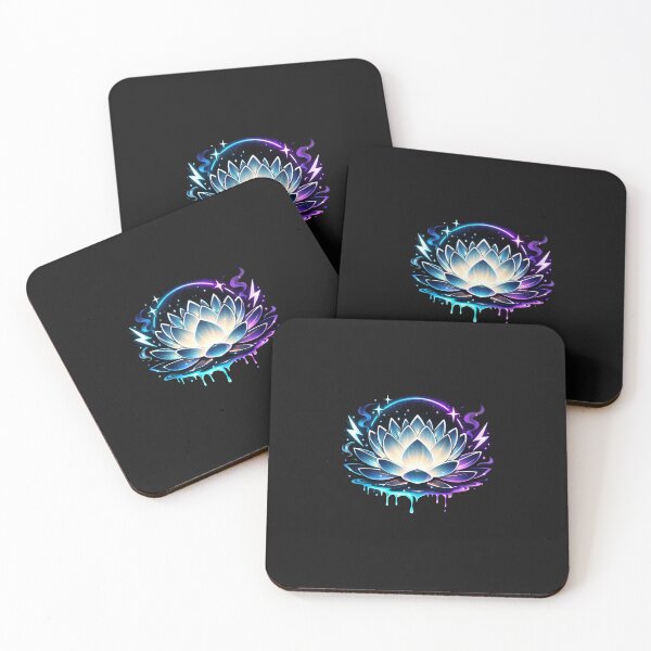 Item preview, Mystical Blue and Purple Cyberpunk Lotus designed and sold by DeepFeels78.