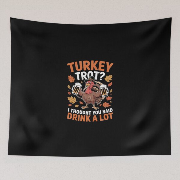 Item preview, Turkey Trot Squad Running Drinking Matching Thanksgiving 2 designed and sold by SyntaxClaw.