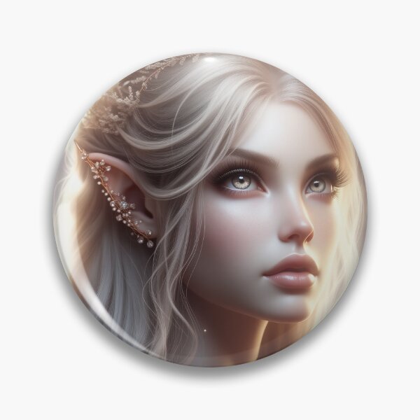 Item preview, Ethereal Elf Princess - Elven Beauty Fantasy Portrait designed and sold by FriskyLemur.