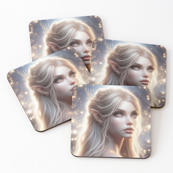 Item preview, Ethereal Elf Princess - Elven Beauty Fantasy Portrait designed and sold by FriskyLemur.