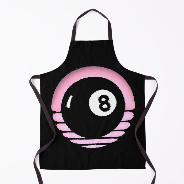 Item preview, A black bowling ball with the lucky number 8 designed and sold by AstronautMerch.