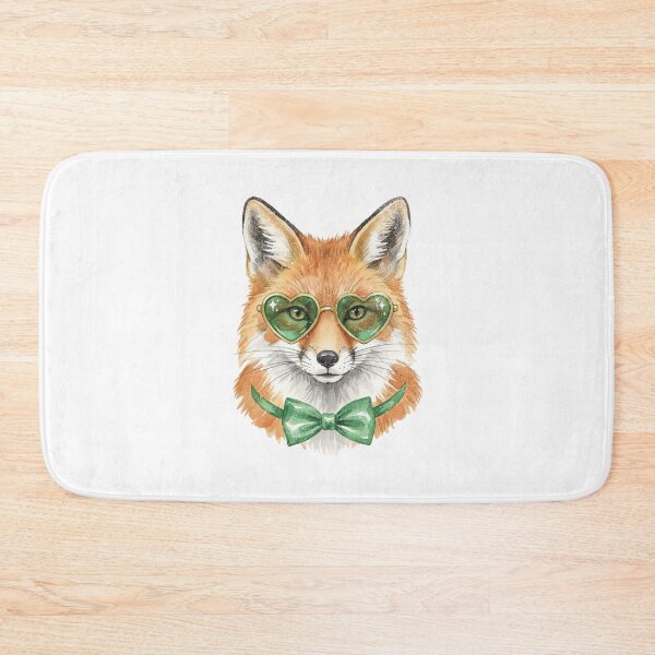 Item preview, Red Fox St Patricks Day Vintage Lucky Irish Animal Woodcut designed and sold by EvrmoodCo.