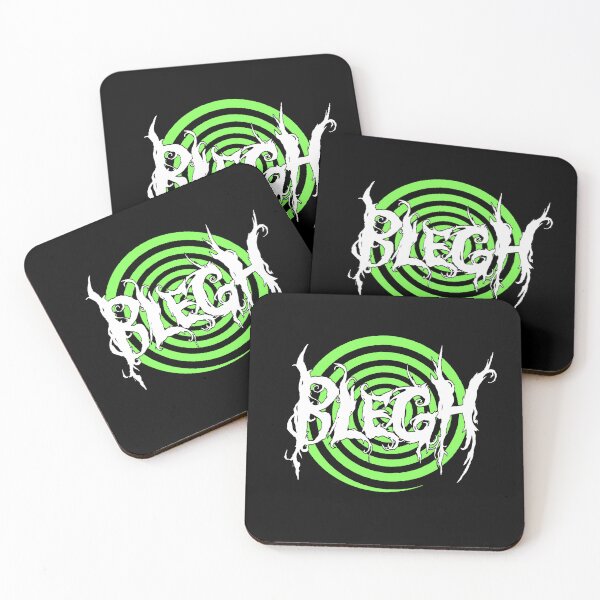 Item preview, Green Spiral Blegh on Black designed and sold by Gothica-rose.