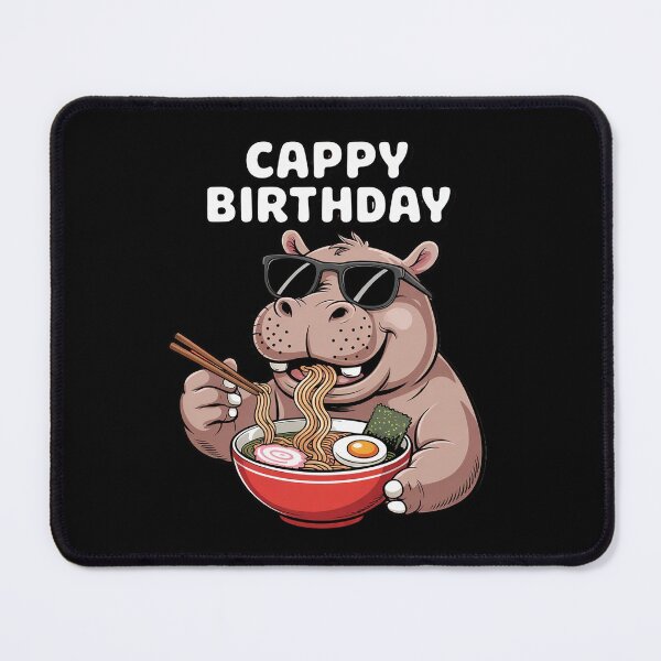 Item preview, Cappy Birthday Happy Birthday Capybara Ramen designed and sold by FadeOfThrone.