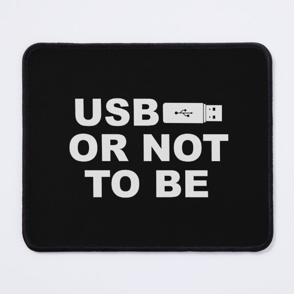 Artikelvorschau, USB oder nicht – Minimalistisches Technik-Humor-Shirt entworfen und verkauft von AkuaEra.
