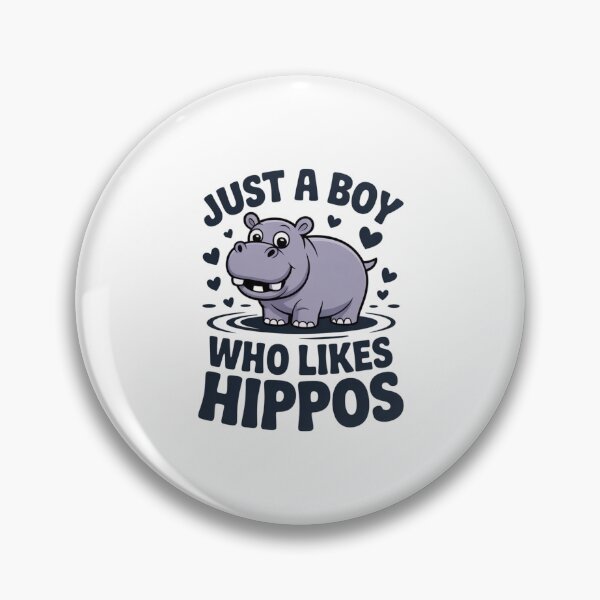 Item preview, Just A Boy Who Likes Hippo's designed and sold by Peter Stawicki.