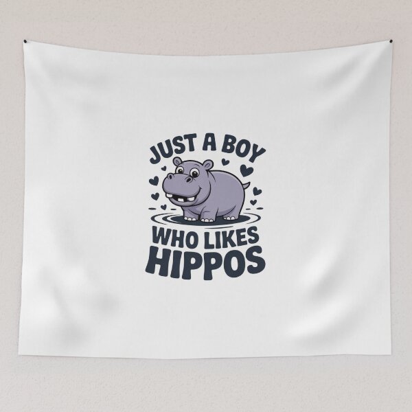 Item preview, Just A Boy Who Likes Hippo's designed and sold by Peter Stawicki.