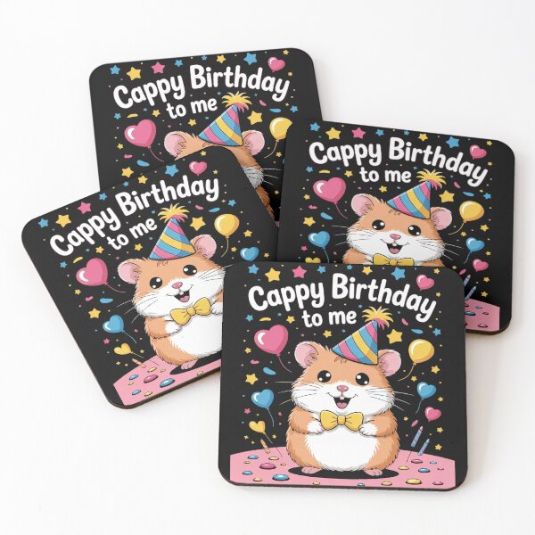 Item preview, Capybara Birthday Cappy Birthday To Me designed and sold by FadeOfThrone.