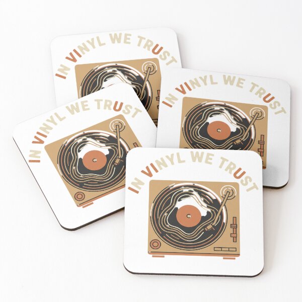 Item preview, In Vinyl We Trust Retro Turntable Record Collector Design designed and sold by JMDesignHub.