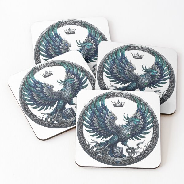 Item preview, Royal Phoenix Emblem — Libertas et Potestas Vintage Gold Shield designed and sold by novapixel25100.