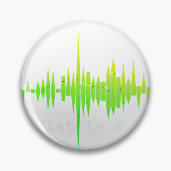 Item preview, "Flat is a Lie" Sound Waveform Science Design designed and sold by JMDesignHub.