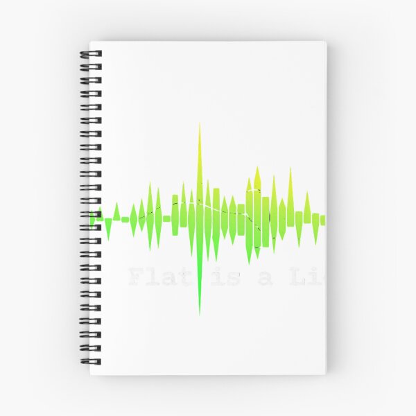 Item preview, "Flat is a Lie" Sound Waveform Science Design designed and sold by JMDesignHub.