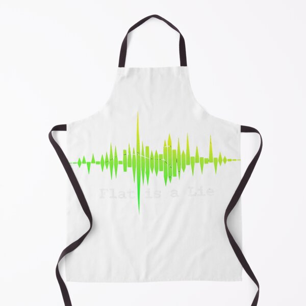 Item preview, "Flat is a Lie" Sound Waveform Science Design designed and sold by JMDesignHub.