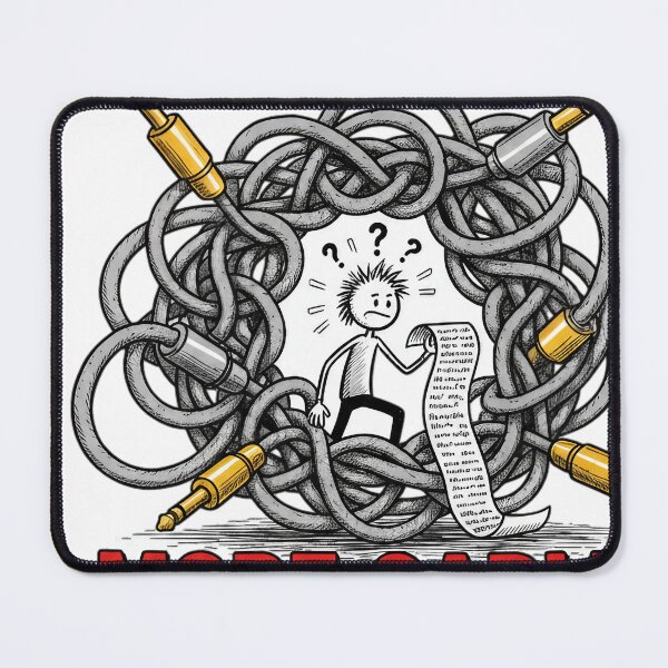 Item preview, More Cable Less Stable Funny Audio Engineer Musician designed and sold by JMDesignHub.