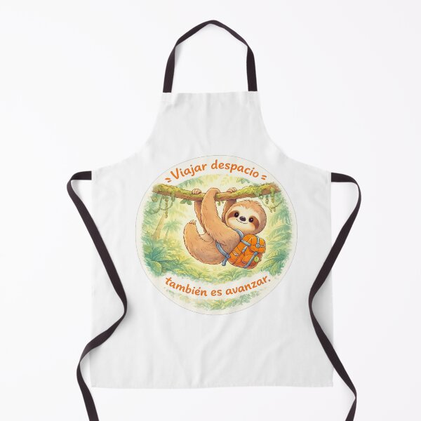 Item preview, Traveling Slowly Is Still Moving Forward | Cute Sloth Traveler Art designed and sold by Wander Vibes.