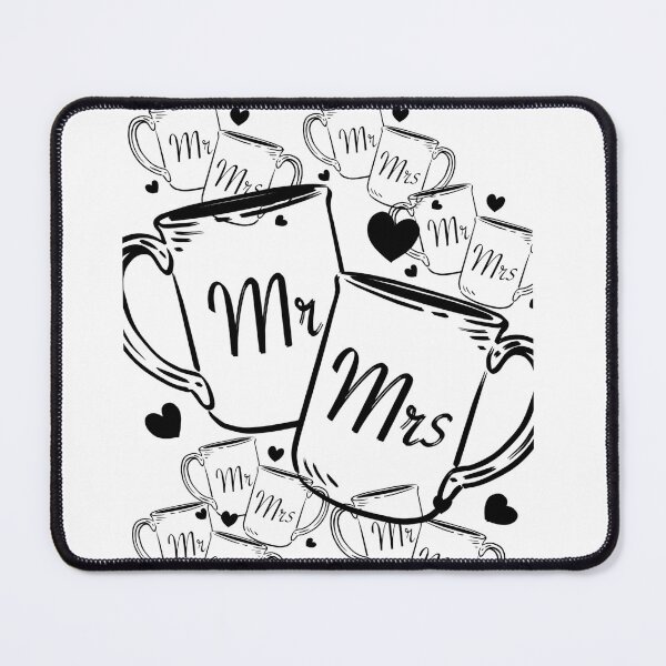 Item preview, Mr & Mrs – Love Coffee designed and sold by GoldenSparkleShop.