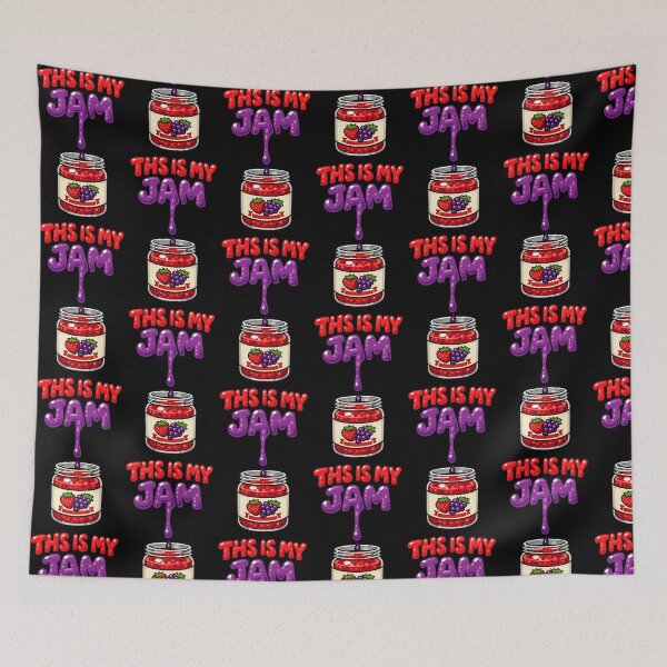 Item preview, This Is My Jam Funny Food Pun Design Mixed designed and sold by TeeTimeTreasure.