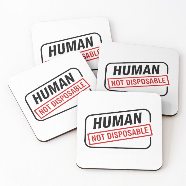 Item preview, Human, Not Disposable - Activism & Awareness T-Shirt designed and sold by AkuaEra.