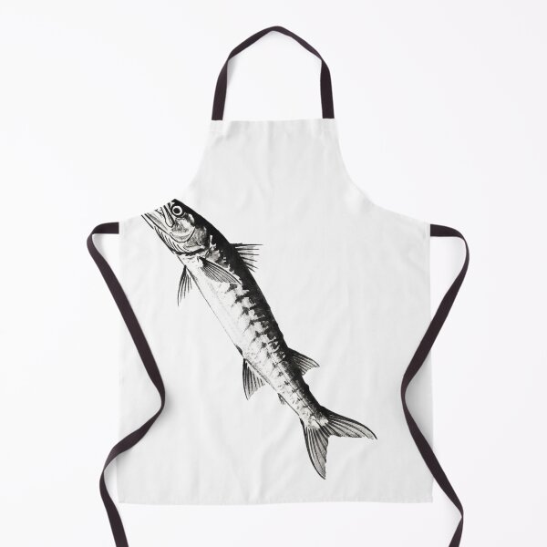 Item preview, Vintage Barracuda Fish Angler Deep Sea Fishing Design designed and sold by JMDesignHub.