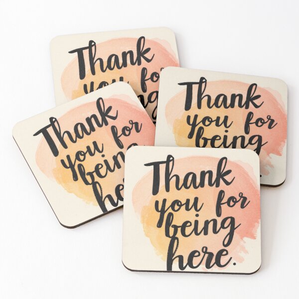 Item preview, Thank you for being here designed and sold by BloomFlash.