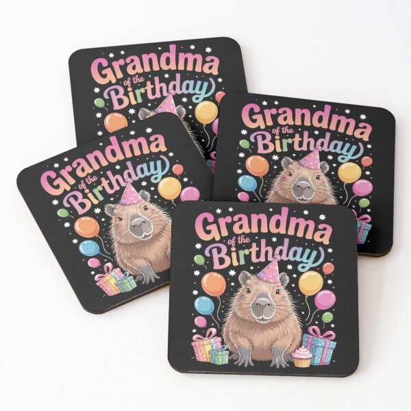 Item preview, Grandma Of The Birthday Capybara Kids Girl Bday Party Family designed and sold by FadeOfThrone.