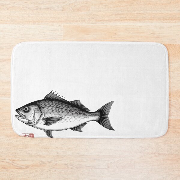 Item preview, Japanese Ukiyo-e Sea Bass Fish Art Angler Fisherman Design designed and sold by JMDesignHub.